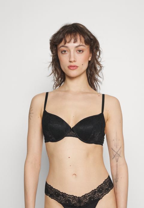 sievietes 2 iepakojumi ar vadu krūšturi melns/rozā krāsā 2LHT941 Anna Field