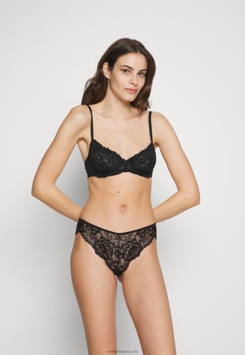 sievietes 2 iepakojumi ar vadu krūšturi sarkans/melns 2LHT932 Anna Field