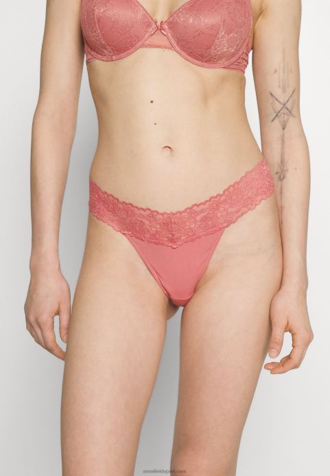 sievietes 5 paciņas siksnu rozā/melna 2LHT980 Anna Field