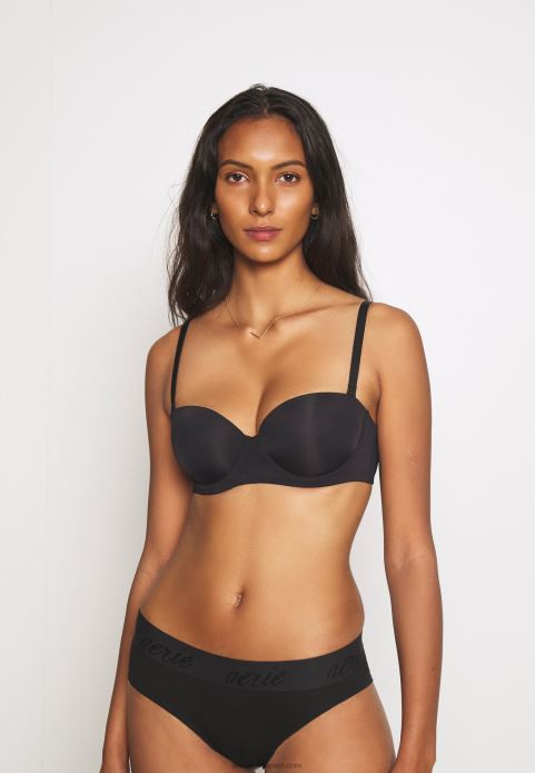 sievietes Melns krūšturis ar 2 iepakojumiem 2LHT916 Anna Field