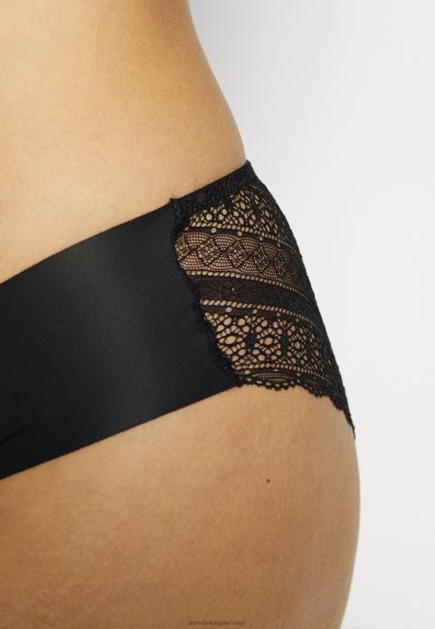 sievietes frolice 3pp īsas bikses, melnas 2LHT967 Anna Field