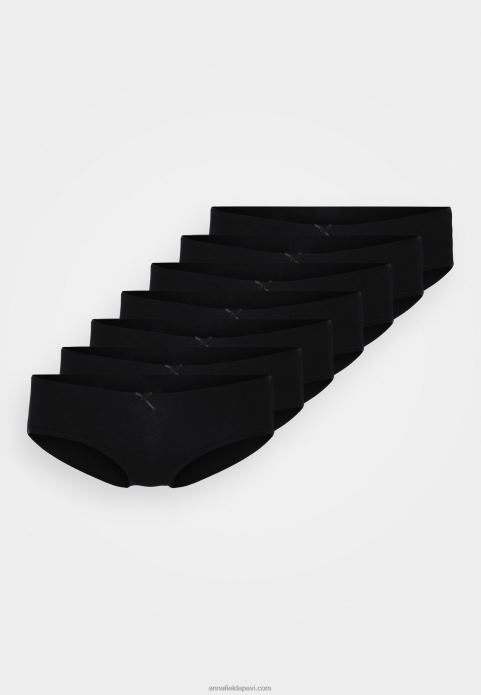 sievietes romy 7 pack biksītes melnas 2LHT985 Anna Field