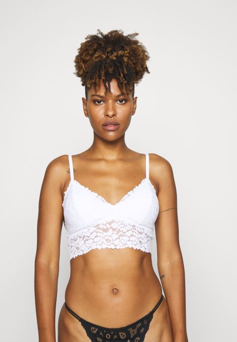 sievietes stella 2pp triangle bralette triangle krūšturis balts 2LHT921 Anna Field