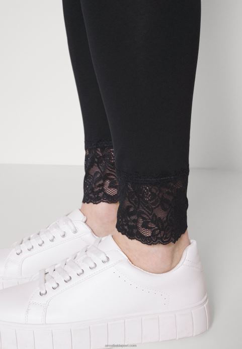 sievietes 2 komplektu legingu bikses melnas/tumši zilas 2LHT657 Anna Field