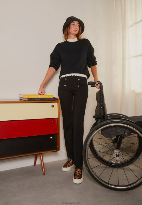 sievietes bikses melnas 2LHT639 Anna Field