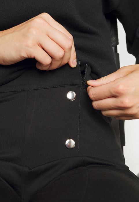 sievietes bikses melnas 2LHT639 Anna Field