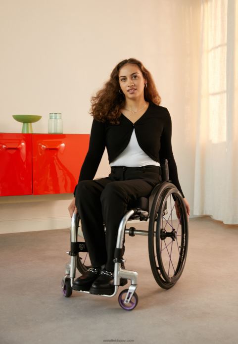 sievietes bikses melnas 2LHT642 Anna Field