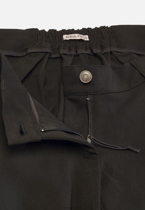 sievietes bikses melnas 2LHT642 Anna Field