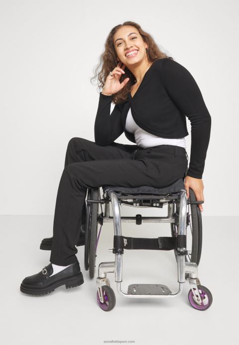 sievietes bikses melnas 2LHT642 Anna Field