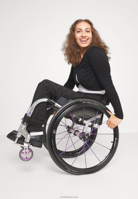 sievietes bikses melnas 2LHT642 Anna Field