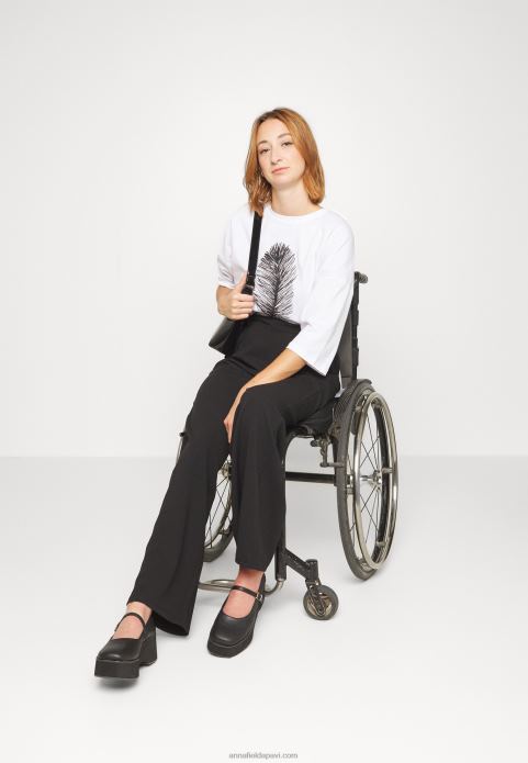 sievietes bikses melnas 2LHT648 Anna Field