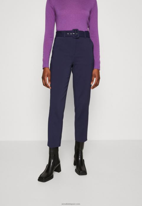 sievietes bikses tumši zilas 2LHT629 Anna Field