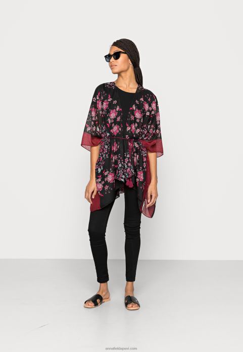 sievietes vasaras jaka melna/zila/sarkana 2LHT709 Anna Field