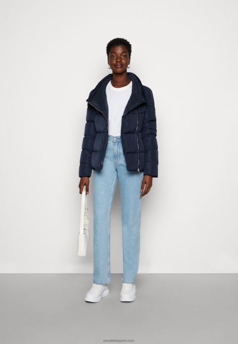 sievietes ziemas jaka tumši zila 2LHT734 Anna Field