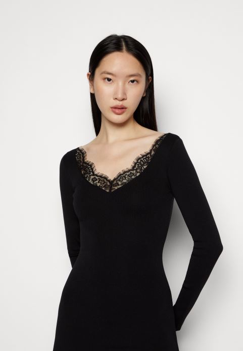 sievietes džemperkleita melna 2LHT236 Anna Field