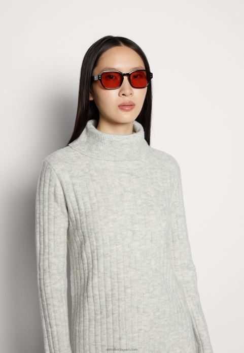 sievietes džemperkleita raiba gaiši pelēka 2LHT213 Anna Field