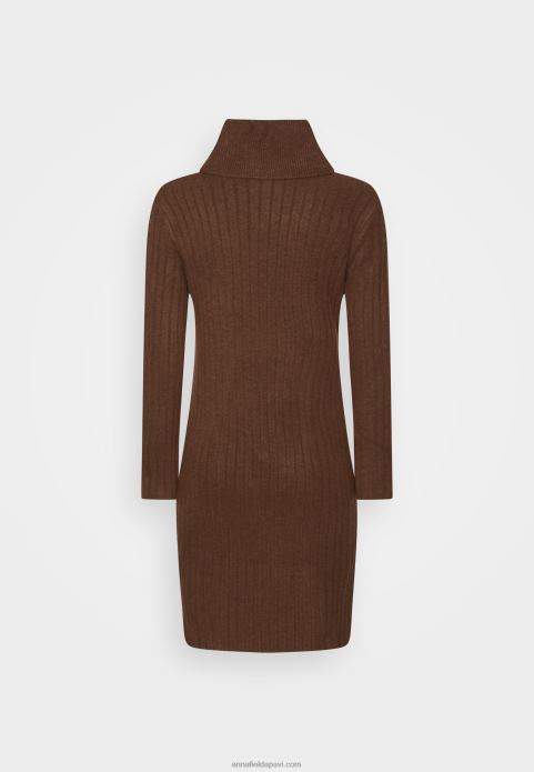 sievietes džemperkleita tumši brūna 2LHT210 Anna Field