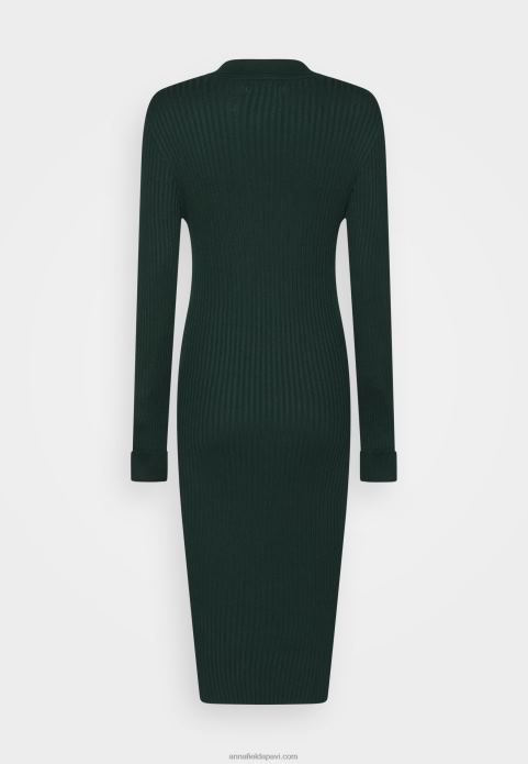 sievietes džemperkleita zaļa 2LHT209 Anna Field