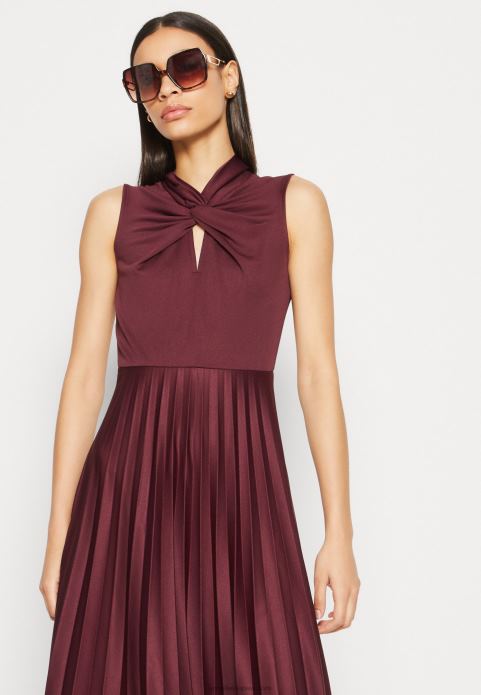 sievietes džersija bordo kleita 2LHT177 Anna Field