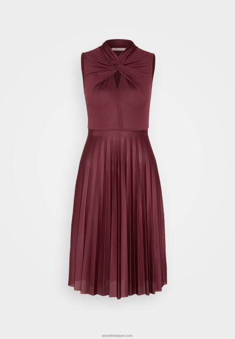 sievietes džersija bordo kleita 2LHT177 Anna Field