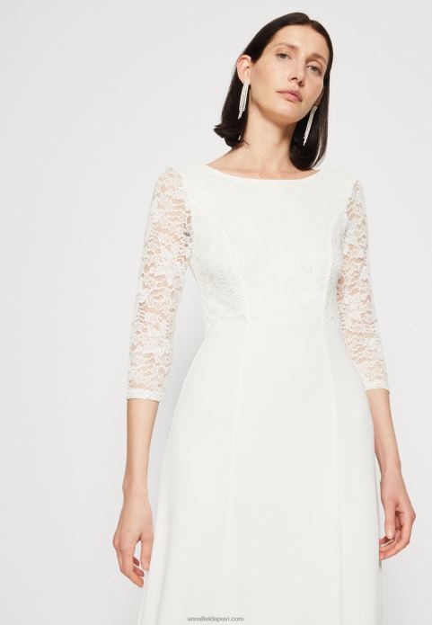 sievietes džersija kleita balta 2LHT75 Anna Field