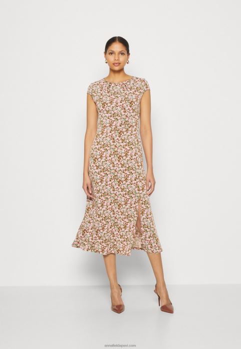 sievietes džersija kleita daudzkrāsaina 2LHT157 Anna Field