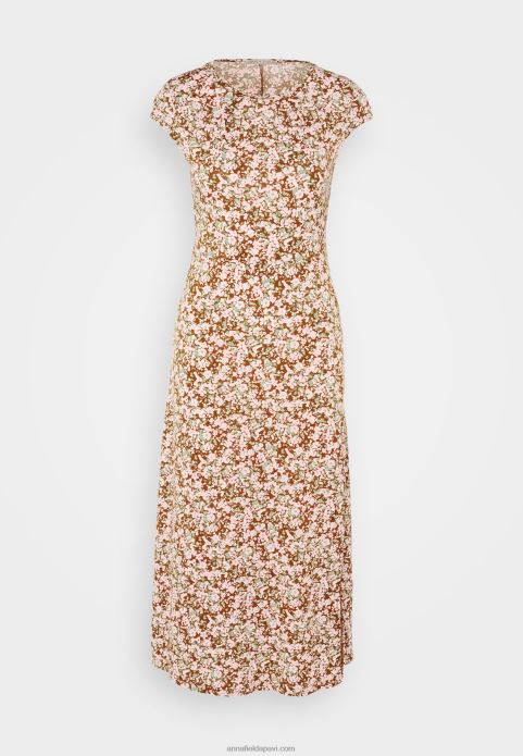 sievietes džersija kleita daudzkrāsaina 2LHT157 Anna Field