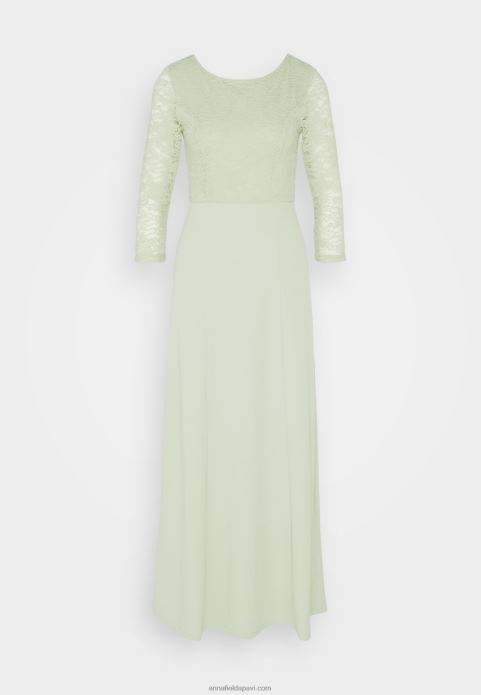 sievietes džersija kleita gaiši zaļa 2LHT76 Anna Field