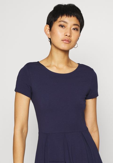 sievietes džersija kleita jūras zila 2LHT105 Anna Field