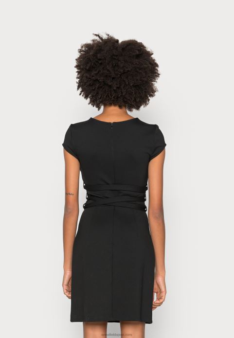 sievietes džersija kleita melna 2LHT131 Anna Field