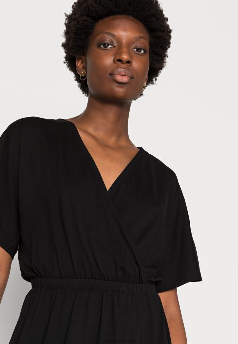 sievietes džersija kleita melna 2LHT159 Anna Field