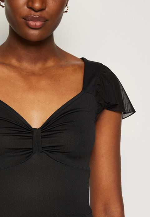 sievietes džersija kleita melna 2LHT160 Anna Field