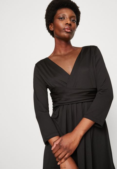 sievietes džersija kleita melna 2LHT165 Anna Field