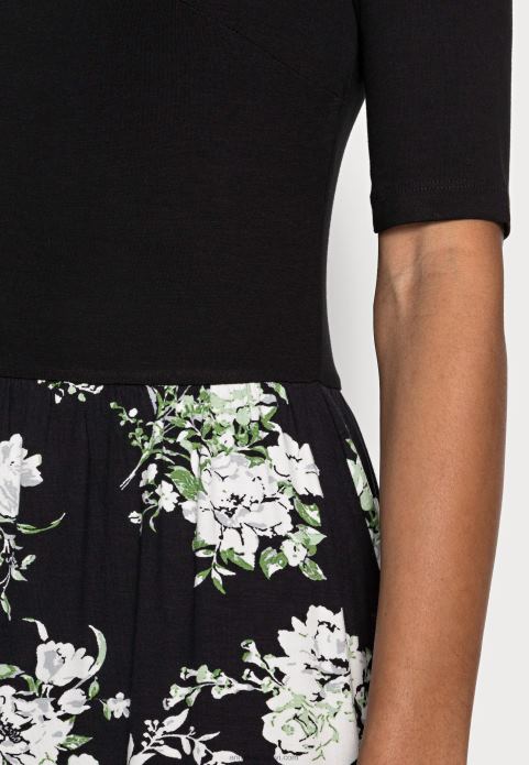 sievietes džersija kleita melna 2LHT169 Anna Field