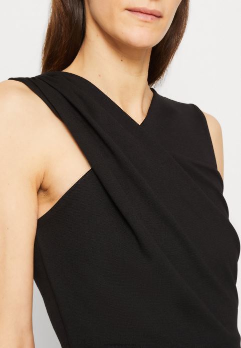 sievietes džersija kleita melna 2LHT174 Anna Field