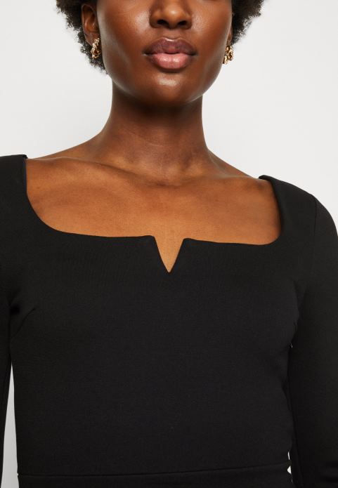 sievietes džersija kleita melna 2LHT178 Anna Field