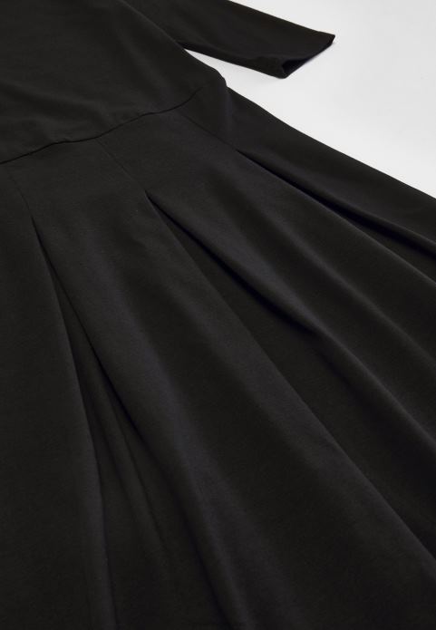 sievietes džersija kleita melna 2LHT181 Anna Field