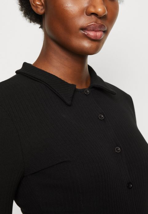 sievietes džersija kleita melna 2LHT183 Anna Field