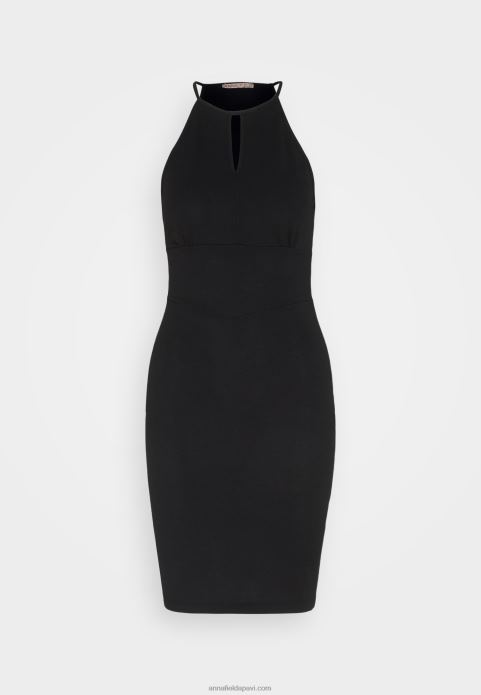 sievietes džersija kleita melna 2LHT188 Anna Field