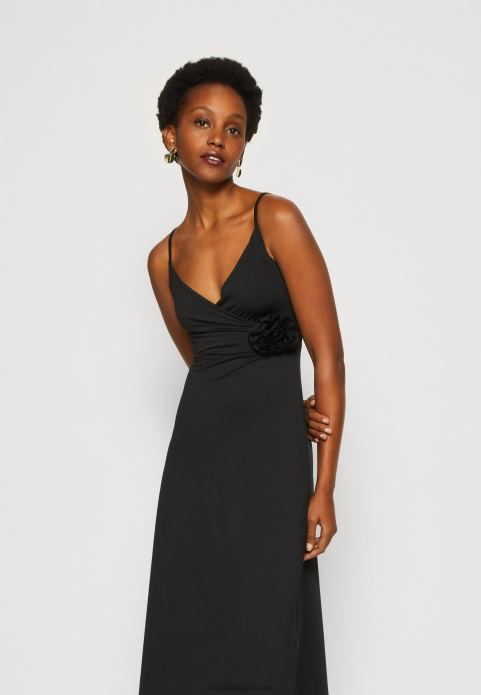 sievietes džersija kleita melna 2LHT43 Anna Field