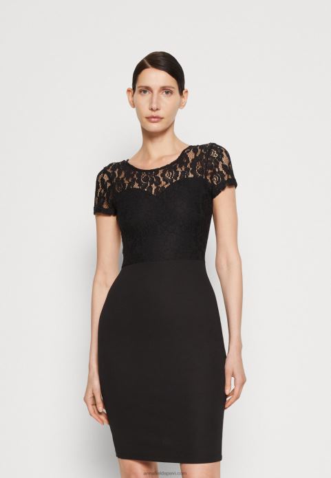 sievietes džersija kleita melna 2LHT58 Anna Field