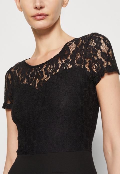 sievietes džersija kleita melna 2LHT58 Anna Field