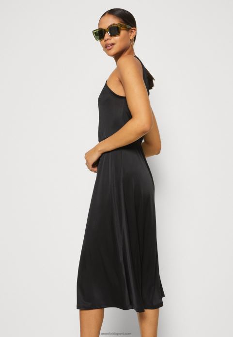 sievietes džersija kleita melna 2LHT59 Anna Field