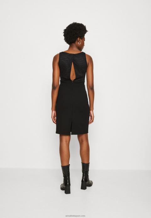 sievietes džersija kleita melna 2LHT63 Anna Field