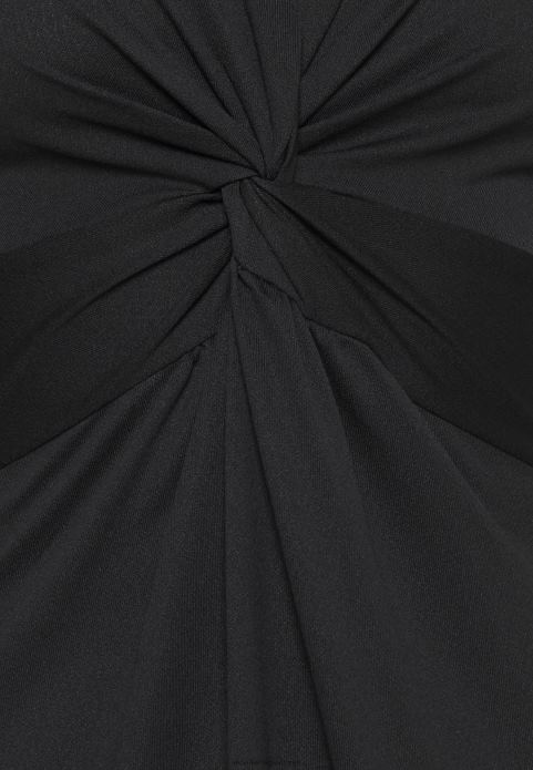 sievietes džersija kleita melna 2LHT74 Anna Field