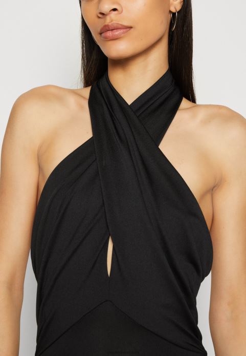 sievietes džersija kleita melna 2LHT77 Anna Field