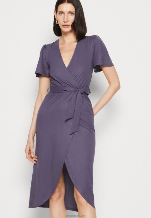 sievietes džersija kleita pelēka 2LHT163 Anna Field