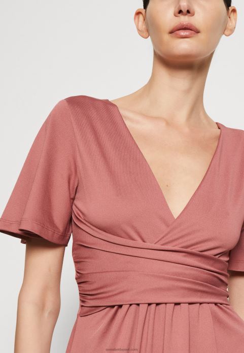 sievietes džersija kleita rozā 2LHT127 Anna Field