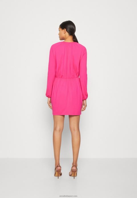 sievietes džersija kleita rozā 2LHT187 Anna Field