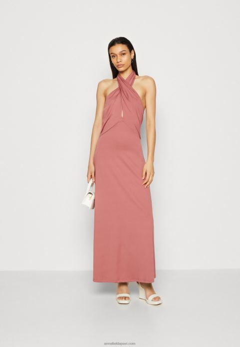 sievietes džersija kleita rozā 2LHT79 Anna Field